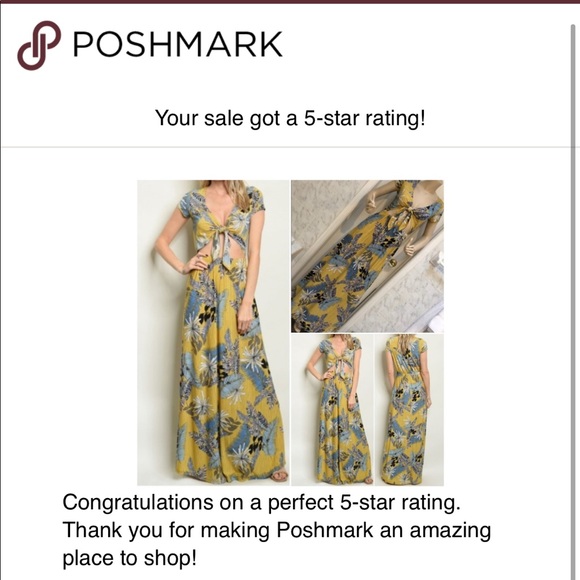 MUSTARD WITH LEAVES PRINT DRESS - Picture 9 of 9